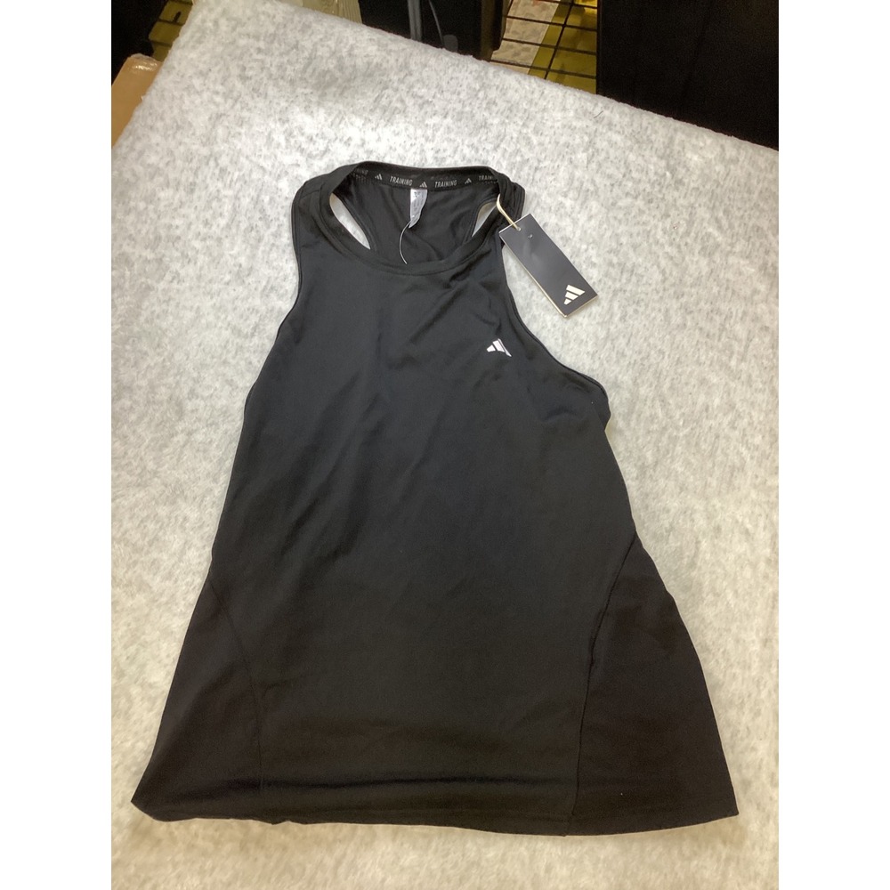 Adidas Womens WTR D4T Training Tank Top Black Racerback IX9407 Size‎ Small NWT